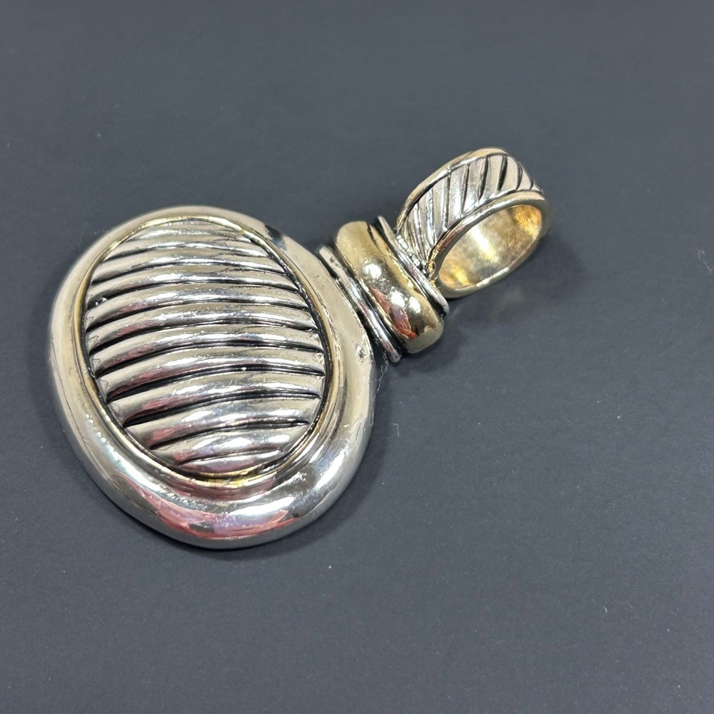Vintage 90’s Two-Tone Slider Pendant